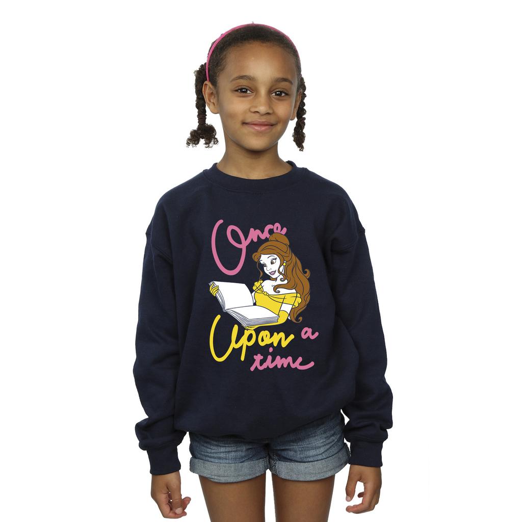 Beauty And The Beast Girls Once Upon A Time Belle Sweatshirt
