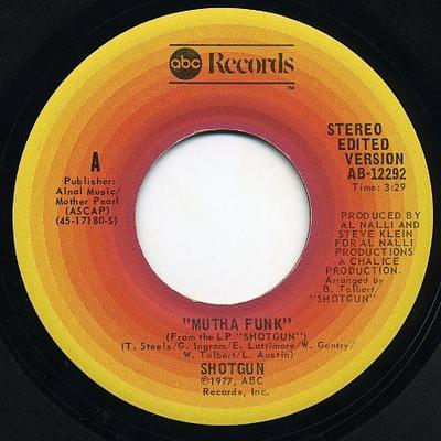 7inch Record SHOTGUN - Mutha Funk AB12292 ABC Records 1977 US Soul/Funk Used
