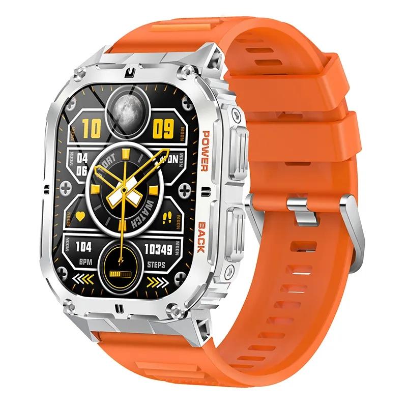 K61 Pro Smart Watch Men Bluetooth Call 1.96inch AMOLED Screen Compass AI Voice Health Monitor Sport Fitness Tracker Smartwatch