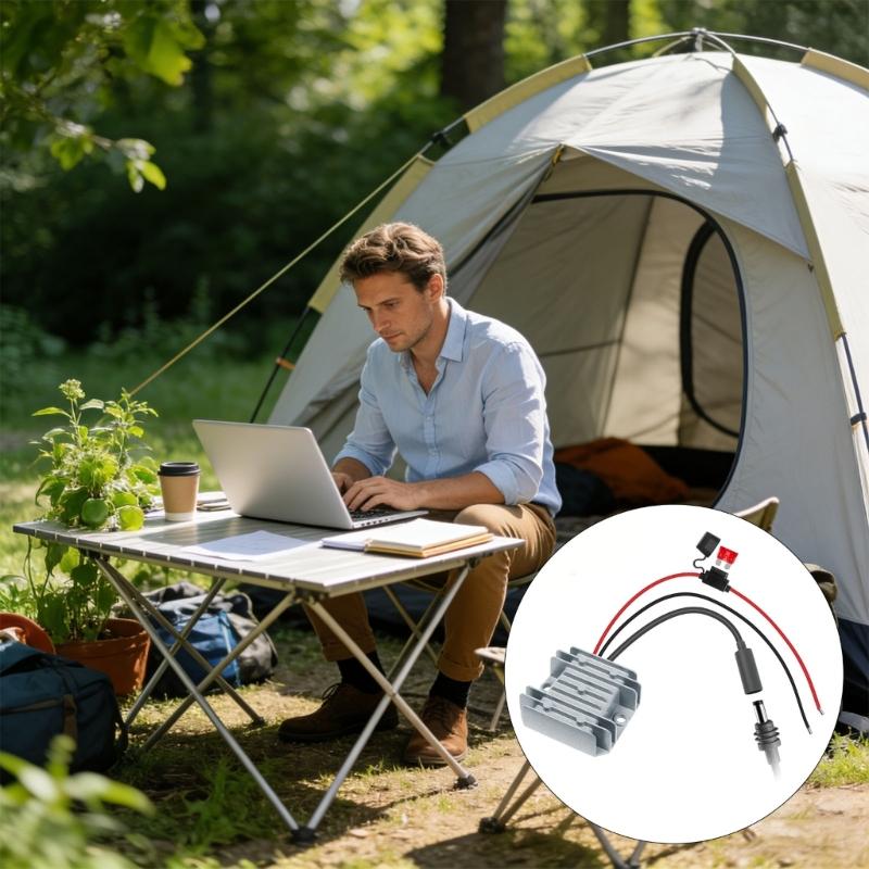 12V/24V Adapters Step Up Converters with Female Plug 30V 3.5A Output for Power Supply Step Up Conversion Easy to Install