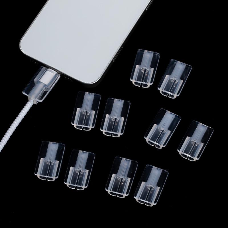5/10/15 Pcs Phone Charger Cable Protector Clear Tpu Charger Cable Winder Anti-Breaking Wire Protective Sleeve