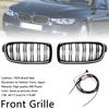 Double Slat Front Kidney Grille Grill Fit BMW 3 Series F30 F31 F35 2012-2019