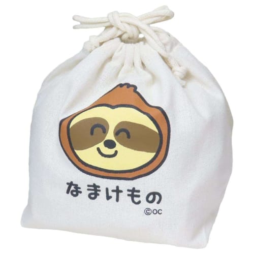 Oekakisan Drawstring Pouch/Sloth Okutani Small Item Case Cute Goods Mail Order