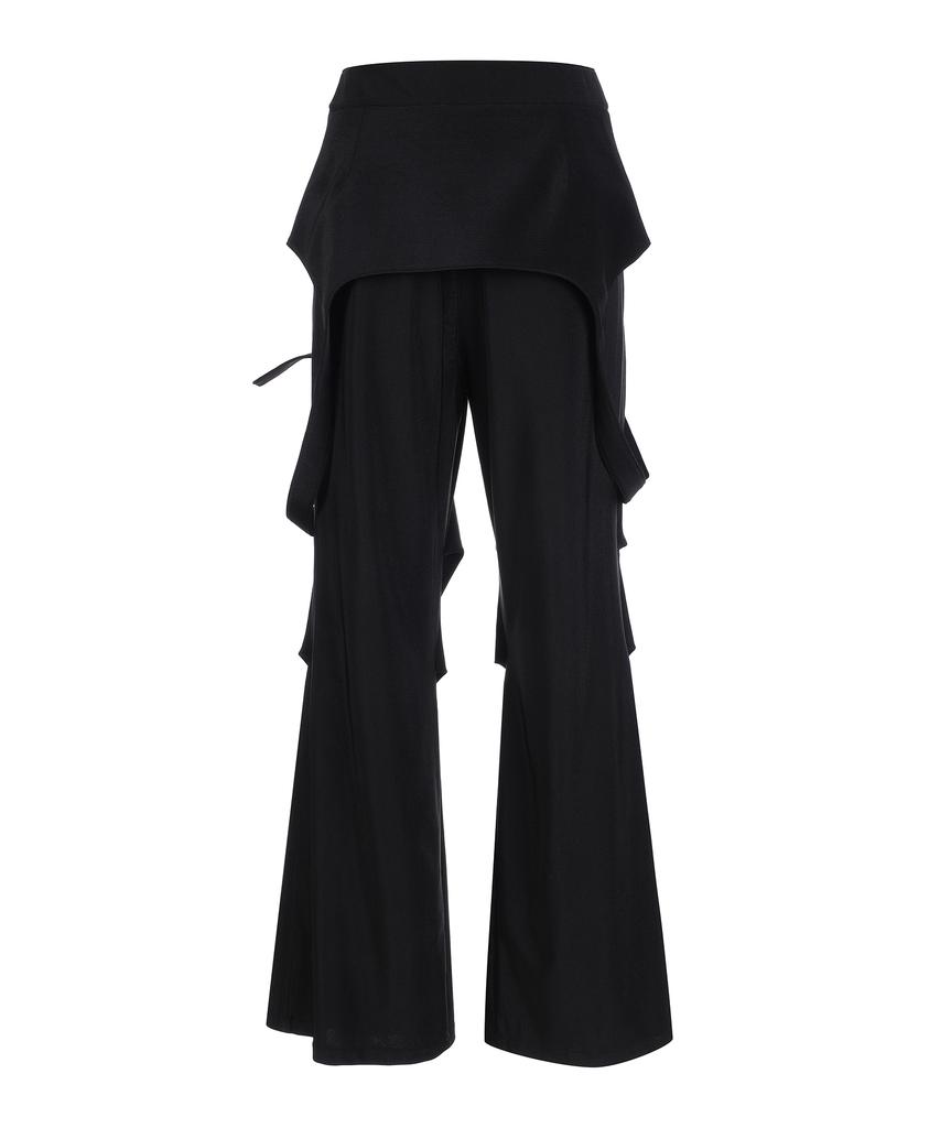 LALAFOX Two-Way Zipper Pants Black Bq2Wp002
