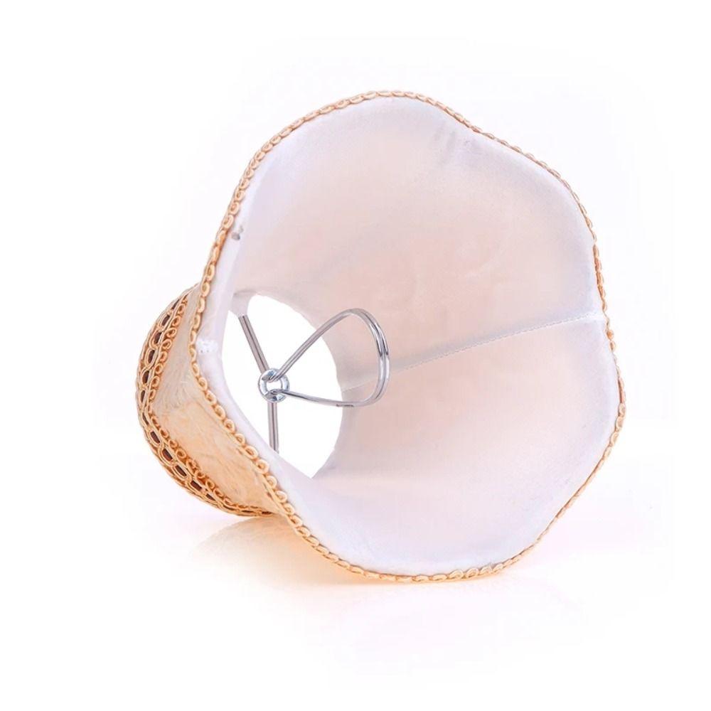 Simple Cloth Lampshade Jacquard Fabric Wall Lamp Cover Chandelier Lamp Shade  Living Room