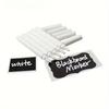 12pcs White Liquid Chalk Marker Pens, Dust-Free and Easy Erase Formula - Perfect for Teachers, Classrooms, and Pres