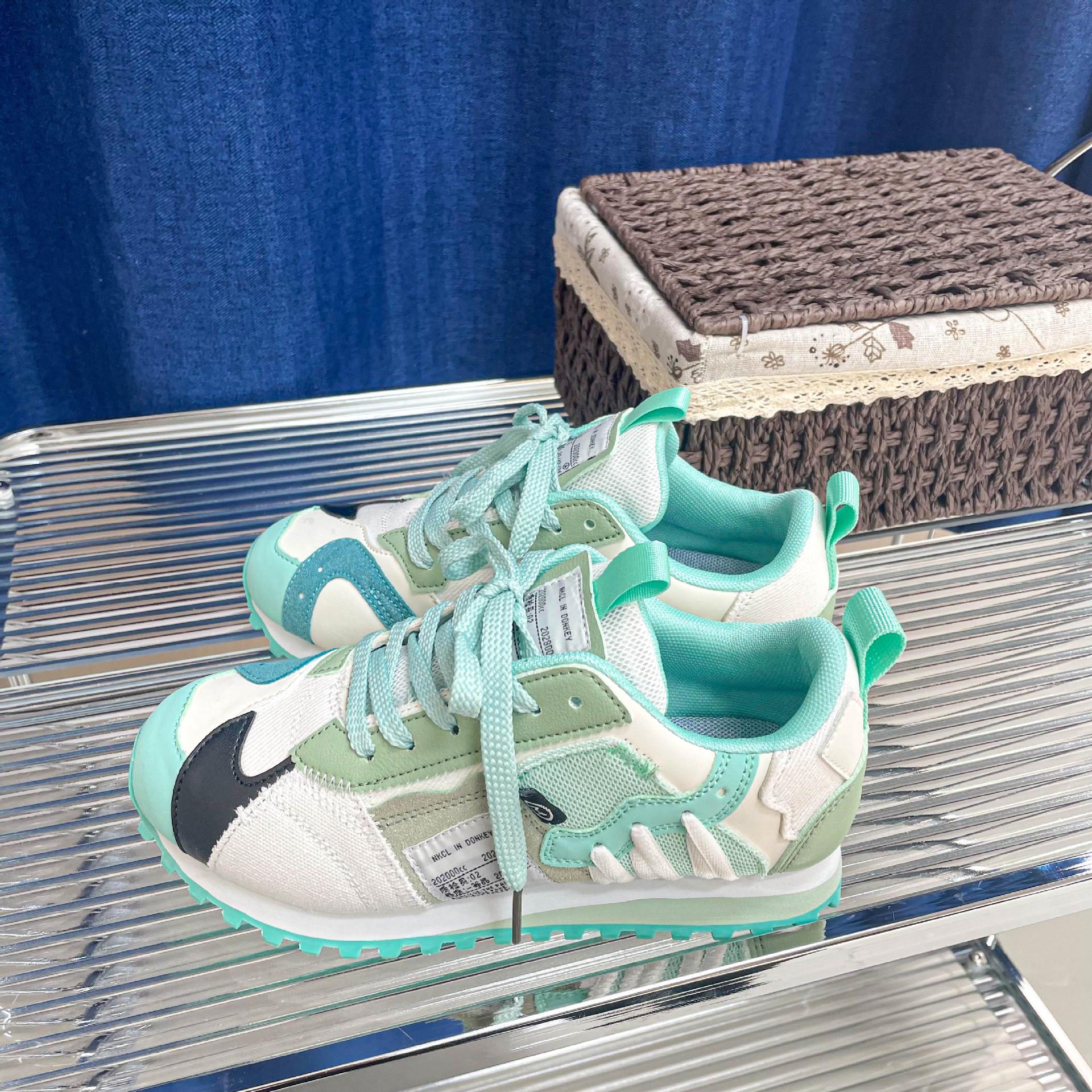 

Брендовая мужская обувь, зеленые кроссовки 2024 года, новая повседневная обувь для мужчин, модные кроссовки на платформе для бега, удобные кроссовки Tenis Masculino 35