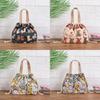 Japanese Lunch Box Bag Handheld Canvas Lunch Tote For Office And Picnics