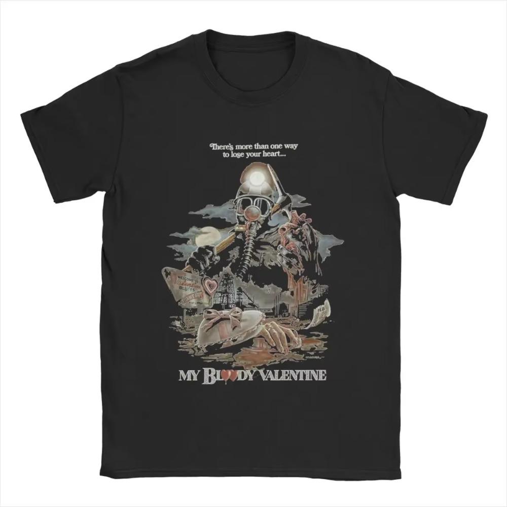 My Bloody Valentine T Shirts Men Pure Cotton Crazy T-Shirts Round Collar Tee Shirt Short Sleeve Clothes New Arrival