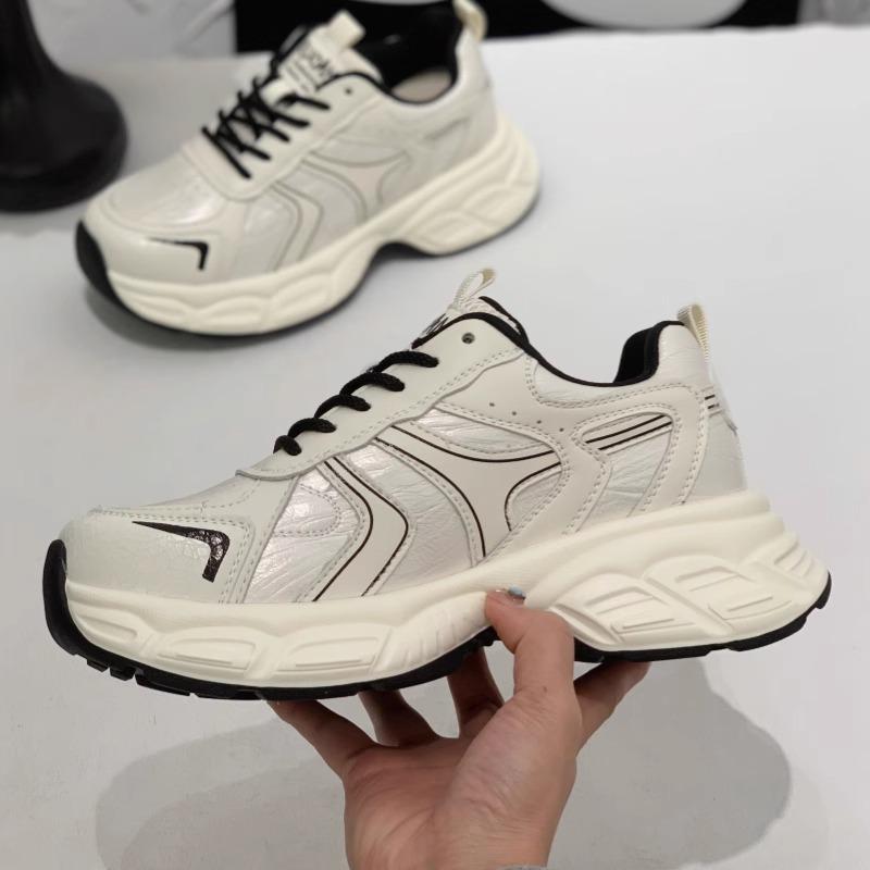 Popular Platform Dad Shoes Women's Spring 2025 New Fashion Trend Versatile Sports Height Increase Casual Shoes Women