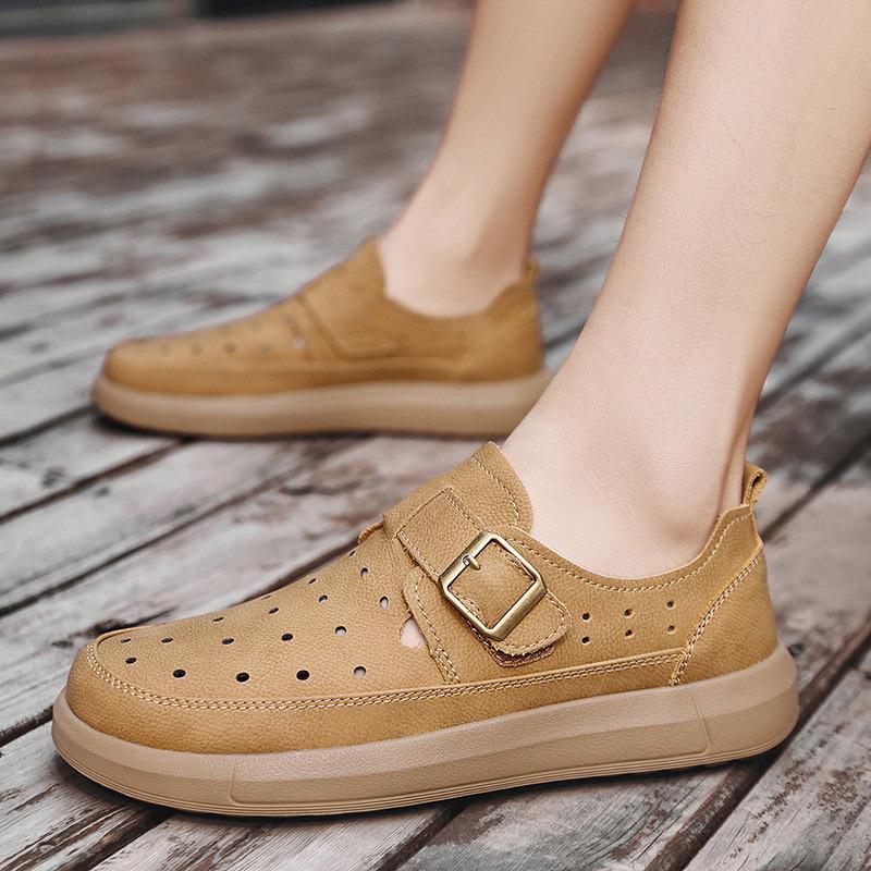2025 Men's Lightweight Breathable Odor-Resistant Casual Shoes with Soft Sole & Wear-Resistant Flat Bottom