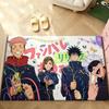 Anime J-Jujutsu K-Kaisen Cool Carpet Bathroom Anti-slip Mat Door Mat Home Decoration Mat Entrance Door Mat Scratch-resistant Mat