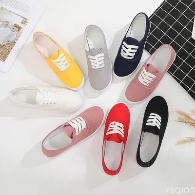 2025 New Loafers Flat Shoe Sneakers for Women Shoes Breathable Women's Casual Female Comfor Sneakers Lace Up Solid Color
