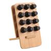 1pc Essential Oil Display Rack  Dispensing Bottles 12 Squares Display Case Organizer Desktop  Shelf