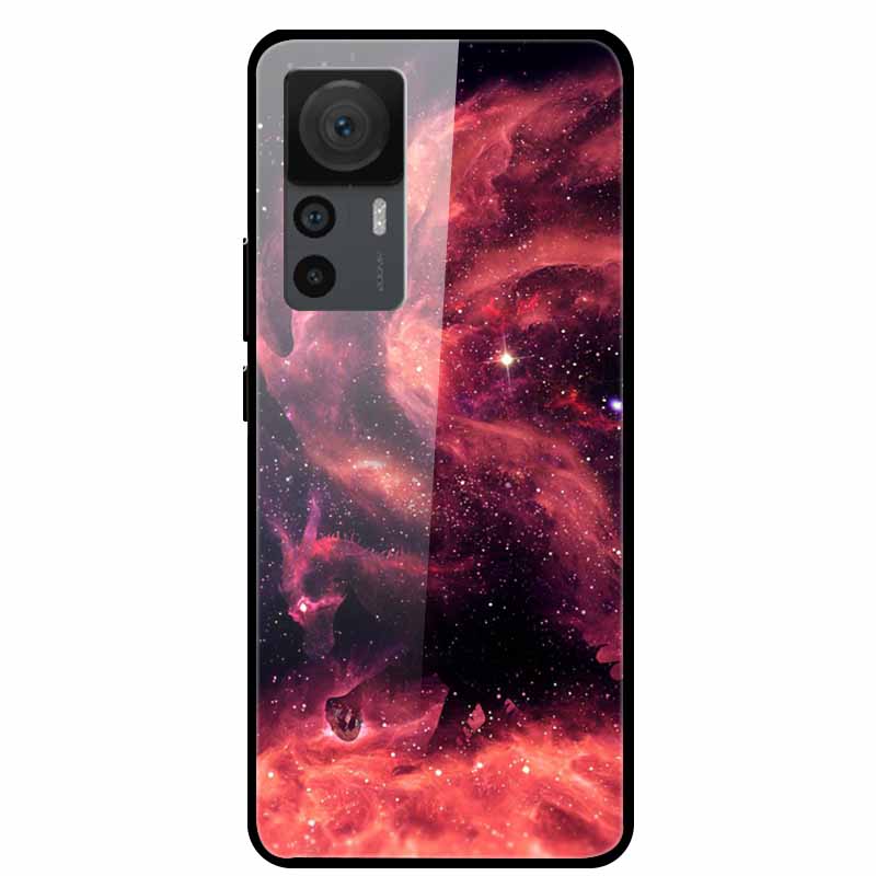 For Xiaomi 12T Cases 12T Pro Luxury Tempered Glass Hard Back Covers For Xiaomi 12T Pro Phone Cases Capa Fundas Xiaomi 12T Coques