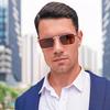 European & American Steampunk Square Frame Sunglasses – Men's & Women's Fashion Trend Metal Sunglasses