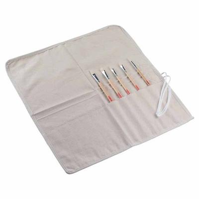 Case - Pouch - To Store 18 Brushes - Natural Canvas - 40x47cm - Art Creation