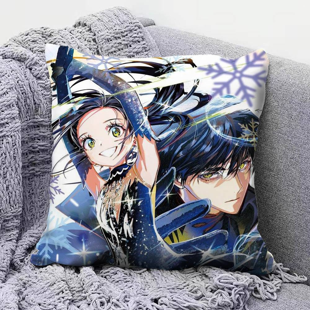 Hikaru Tsurumaikad Medalist Anime Pillow Covers Home Sofa Cushion Covers and Aecorative Custom