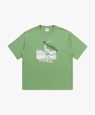 [Diadora By Palmes] Legacy Graphic Short Sleeve T-Shirt Grey