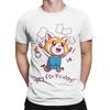 T Shirt for Men Aggretsuko Tee Shirt Aggressive Retsuko Yey For Friday Happy Weeken Tshirt 100 Cotton TShirts Party Clothing