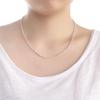 925 Sterling Silver Simple Snake Chain Necklace Bracelet Set Fashion Men's Women's Charm Jewelry Gift