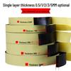 EVA 0.524 Ultra-Thin Black Adhesive Foam Tape - Strong, Single-Sided, High Adhesion