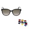 Gucci Fashion Webbing Series GG Interlocking Logo Pilot Round Frame Sunglasses Women's