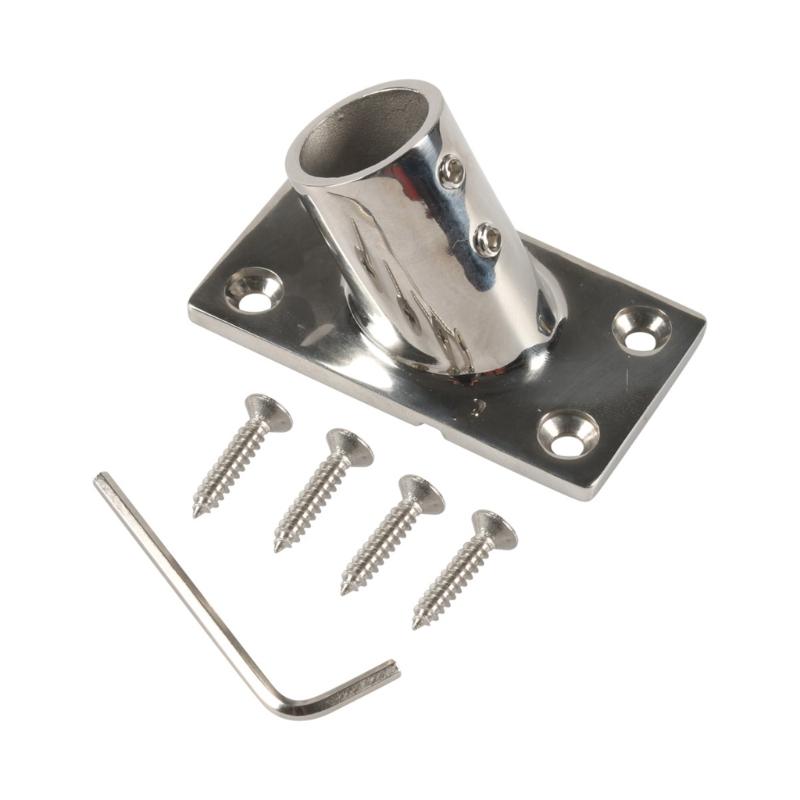 

Durable 316 Stainless Steel Mounting Bracket Flange Base Rail Enhances Your Water Activities Perfect for Yachts Boats 1
