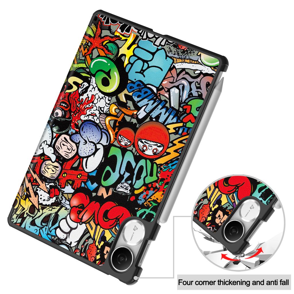 For Honor Pad V9 Case Pattern Print Leather Stand Tablet Cover