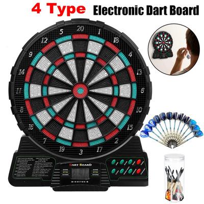 Electronic Dart Board Dartboard Set LCD Score Display with 6 Darts Sets Party Toy Funny Flying Game Gift Box Home Decor