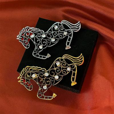 Recessed Brooch - High-end, Luxurious Clothing Accessory, Anti-glare, Waist-closing Button-style Brooch