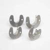 2PCS/Lot Wardrobe Bracket Heavy Duty Stainless Steel Rod Socket Flange Holder Closet End Support 19/22/25/32mm, U shaped