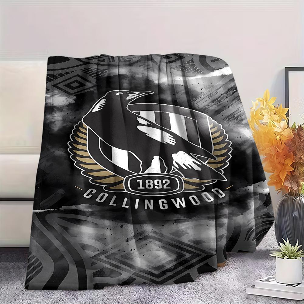 Crow Logo Team Print Flannel Blanket,High quality Comfortable for All Seasons,Home Decor,Warmth and Comfort,Perfect for Christmas Gifts