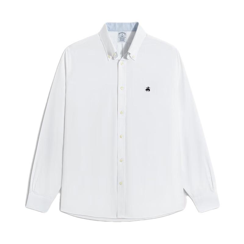 Мужская оксфордская рубашка Brooks Brothers классического кроя, простая в уходе L