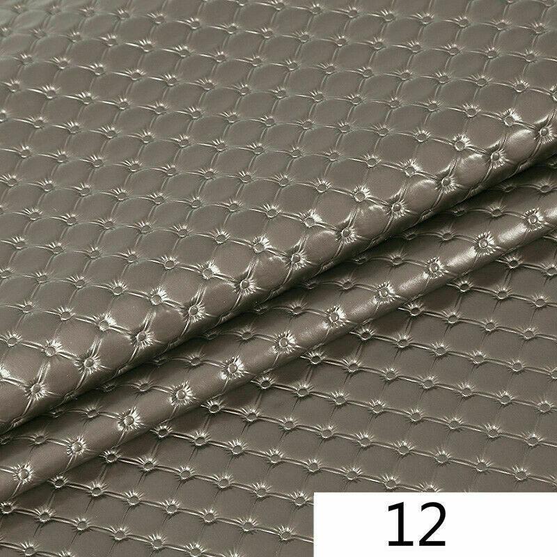 100x138cm Ražená PU kůže Umělá Syntetická Kůže Látky na Šití DIY Taška Pohovka Dekorace do Auta Domácí Čalounický Materiál