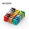 20pcs MOC Compatible Assembles Particles 32028 Plate Modified 1 X 2 with Door Rail Building Blocks Parts DIY Educational Tech To