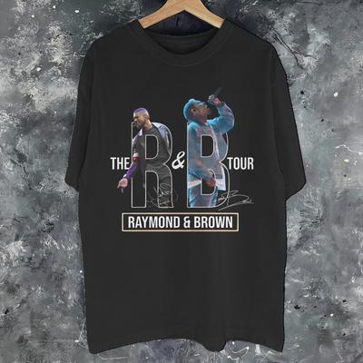 Unisexs Unisexs Chris Brown Usher Rb Tour 2026 Shirt Pure Cotton Printed Tshirt Clothing Outfits
