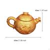 Alloy Figurine Teapot Statue Collection Gift Decoration Traditional Ornament for Hallway