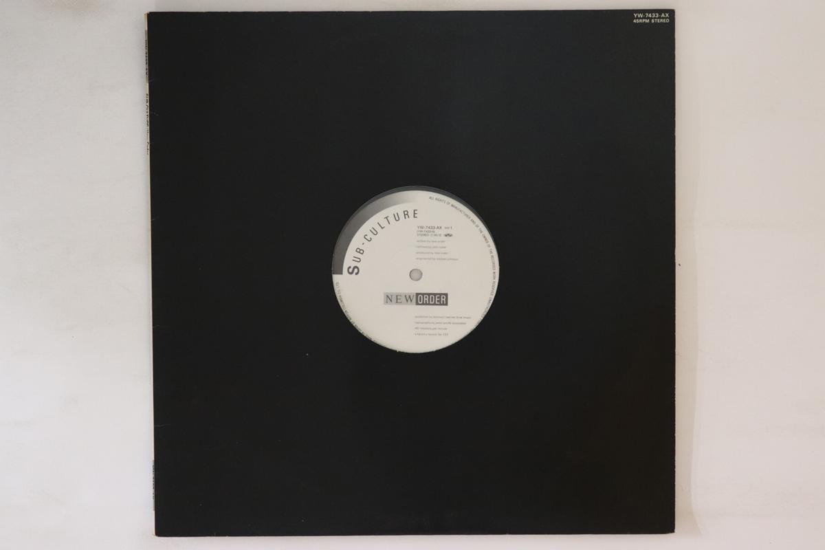 

LP Пластинка NEW ORDER - Sub Culture YW7433AX FACYORY 1985 Япония Рок Б/У