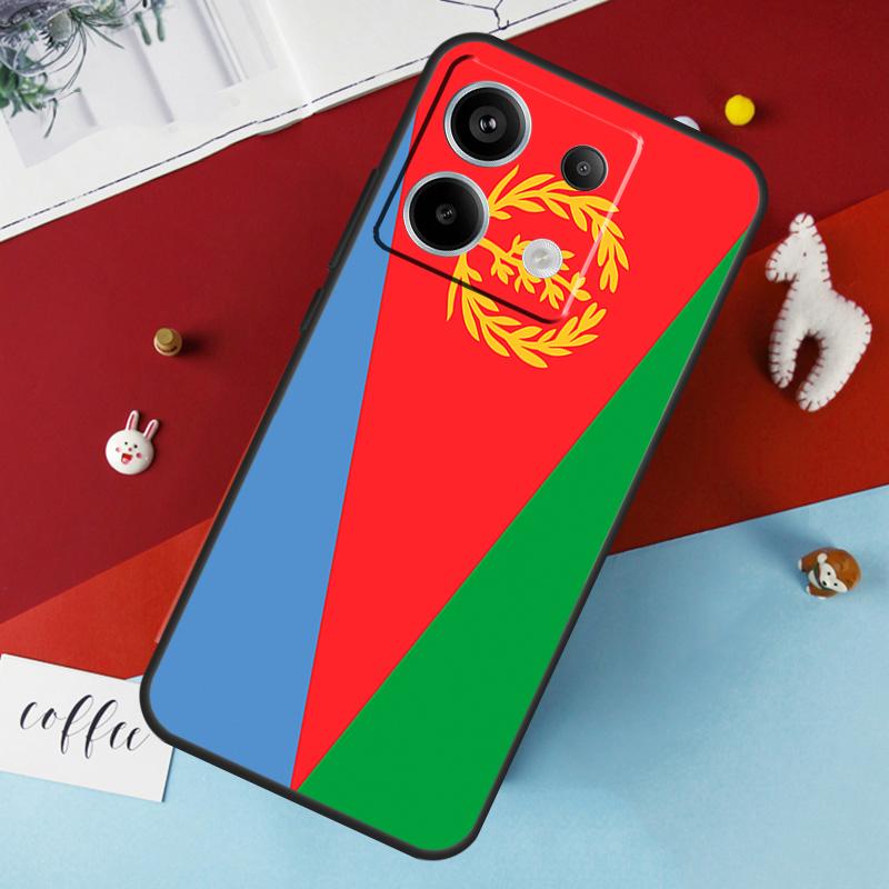 

Чехол с флагом Эритреи для Xiaomi Redmi 12 13C 12C 10C 9C Redmi Note 13 9 10 11 12 Pro 9S 10S 11S 12S Cover Redmi Note 12 5G