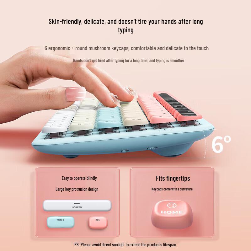 Ugreen 89-Key Dual-Mode Mechanical Keyboard