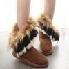 New Snow Boots, Imitation Fox Fur Snow Boots, Women's Medium Snow Boots, Women's Boots