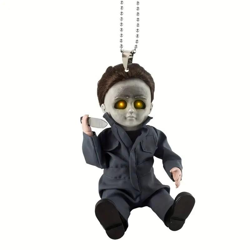 Cartoon Creative Acrylic Car Hanging Ornament Festive Holiday Decoration Home For