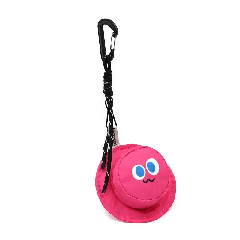 

New Portable Storage Bag Coin Key Bag Multifunctional Change Makeup Headphone Bag Printed Mini Bag Pendant червоний