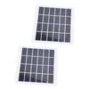 2 Pcs Portable Solar Panel 2W 6V Mini Solar Cells High Conversion Efficiency for Household Lighting