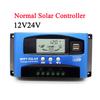 MPPT Solar Charge Controller 30A 40A 50A 60A 100A 12V 24V Auto Dual USB Load Discharger Solar Panel Regulator LCD Display