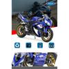 WELLY 1/10 YAMAHA YZF-R1 Alloy Racing Motorcycle Model Diecasts Metal Sports Motorcycle Model High Simulation Childrens Toy Gift