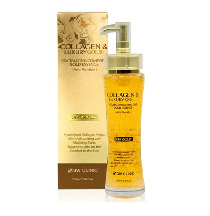3W CLINIC Collagen & Luxury Gold Revitalizing Comfort Gold Essence 150 мл 1 ea