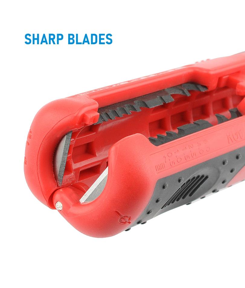 Multifunctional Cable Wire Stripper Cutter Pliers Hand Tool Hardware Tool Portable Anti-skid Handle Strip Pen Clip