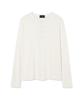 Prairie Henley Neck Ribbed Long Sleeve (Ivory)